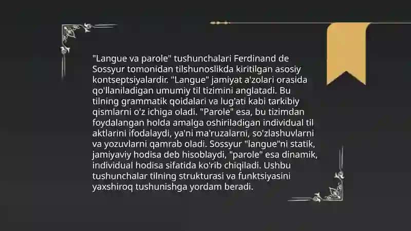 Ferdinand de Sossyur lingvistik nazariyasi 4