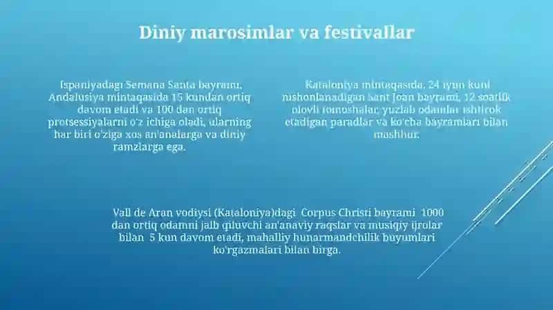 Ispaniya ommaviy tadbirlari 4