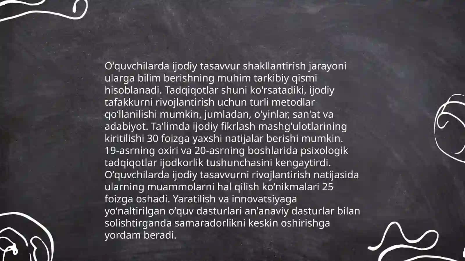 Kreavit fikrlashni rivojlantirish usullari 4