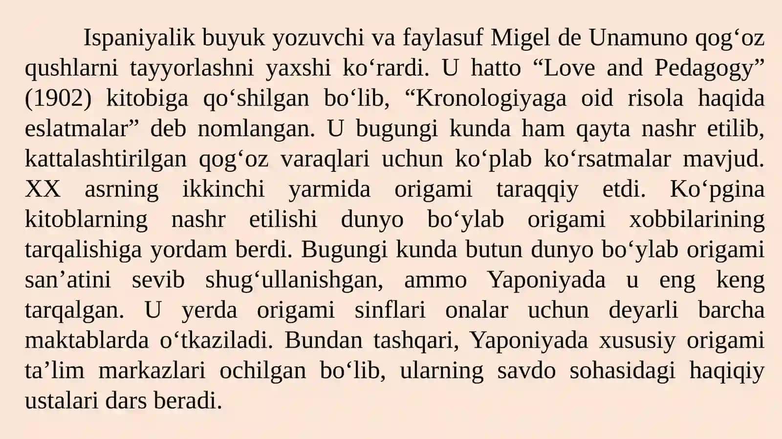 Qog‘ozdan buklash yo‘li bilan o‘yinchoq yasash (“Origami usuli”) 4