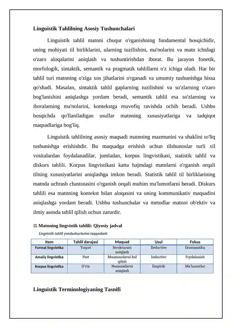 Matnning lingvistik tahlil 4