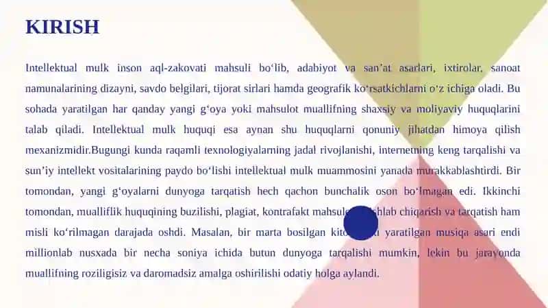 Intellektual mulk huquqi 4