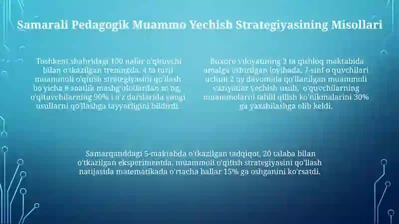 Pedagogik mojaroni hal qilish strategiyasi 4