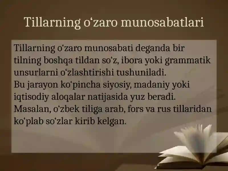 Tillarning o‘zaro munosabatlari va rivojlanish qonuniyatlari 4