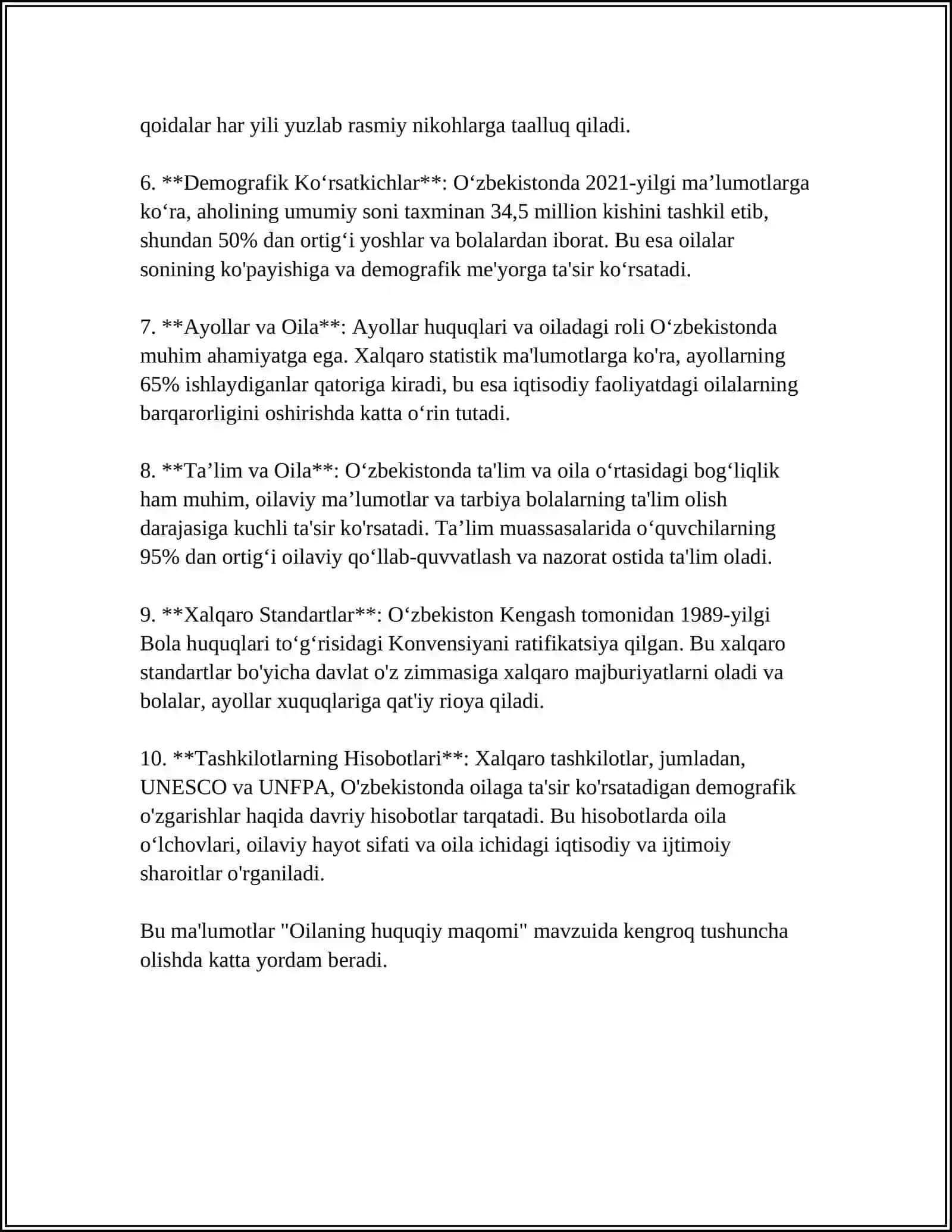 ISLOM HUQUQSHUNOSLIGIGA OILA,NIKOH,TALOQ,IDDA,ZIHOR TUSHUNCHALARI 4
