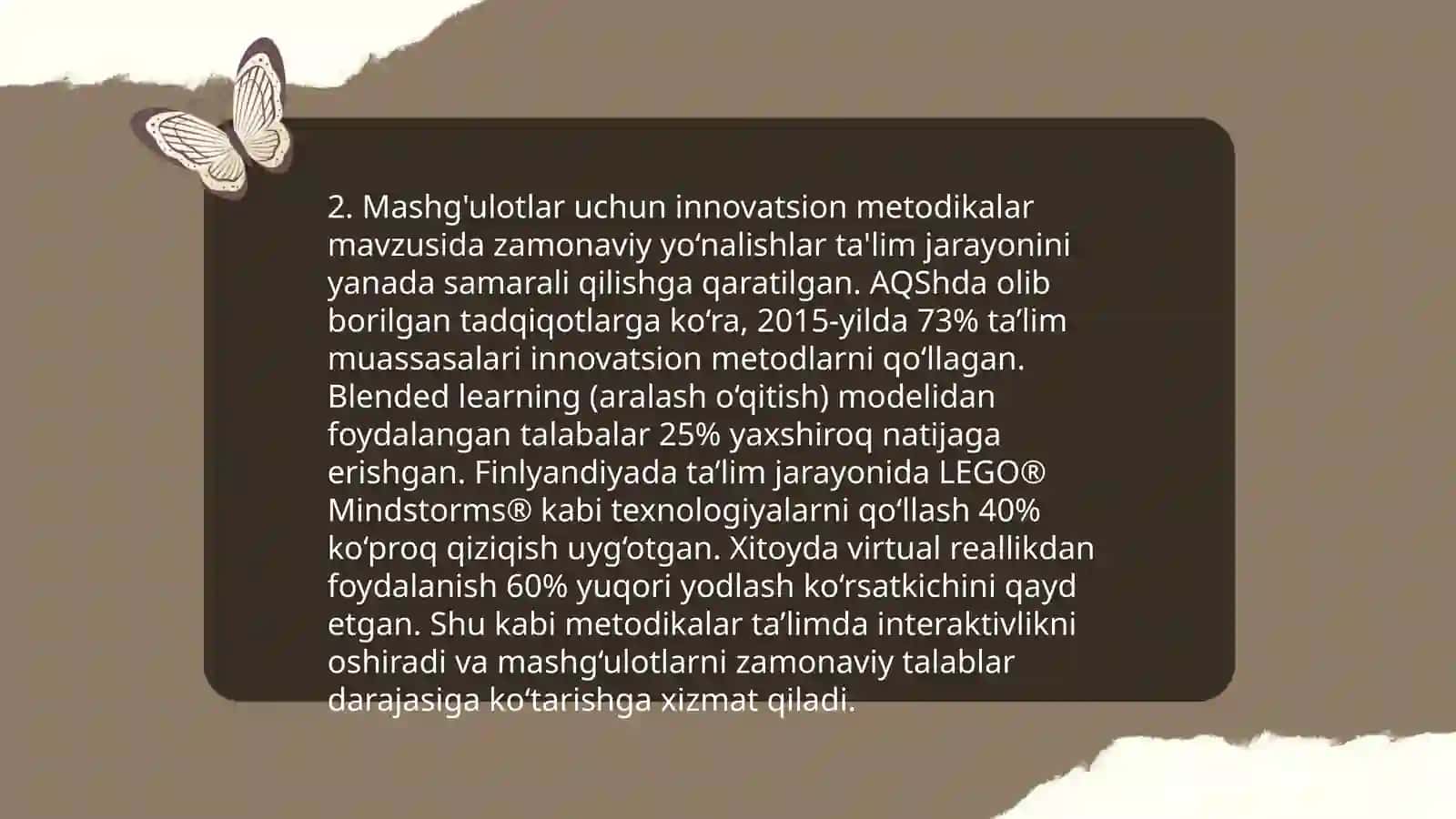 Ta'lim resurslari va materiallarini ishlab chiqish 4