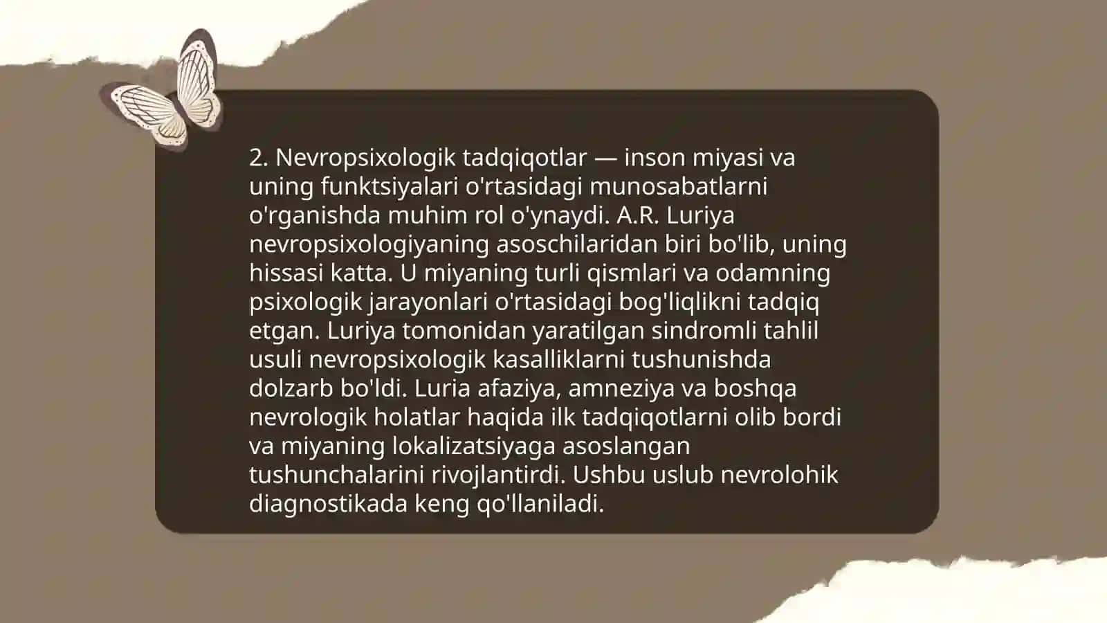 Aleksandr Luriyaning psixodiagnostik metodlari 4