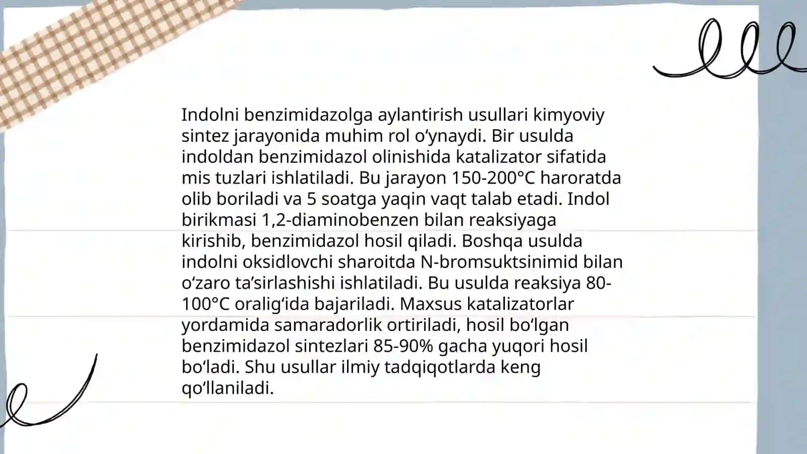 Indol va Benzimidazol 4