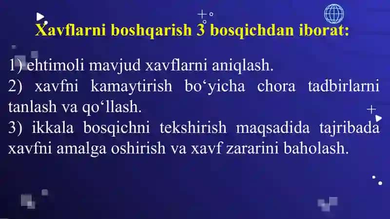 AXBOROT XAVFSIZLIGI VA UNI TA’MINLASH USULLARI 4