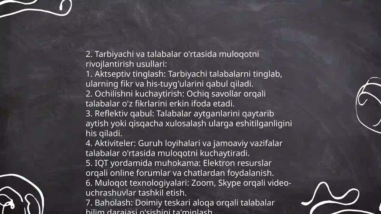 Tarbiyachi shaxsida ijtimoiy munosabatlar 4