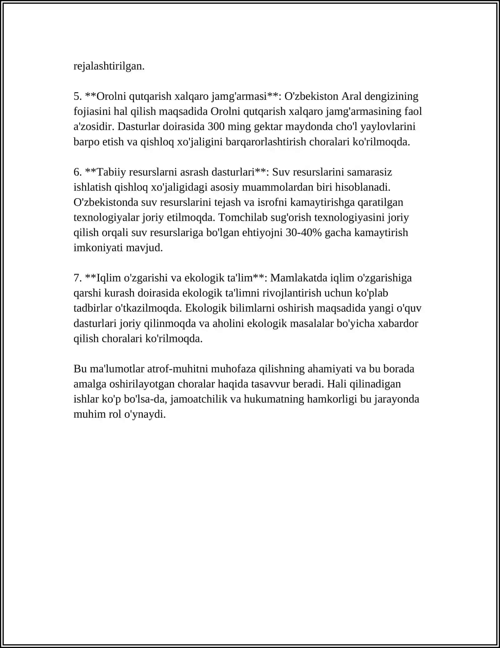 YASHIL IQTISODIYOT VA KOK IQTISODIYOT ORTASIDAGI FARQ 4