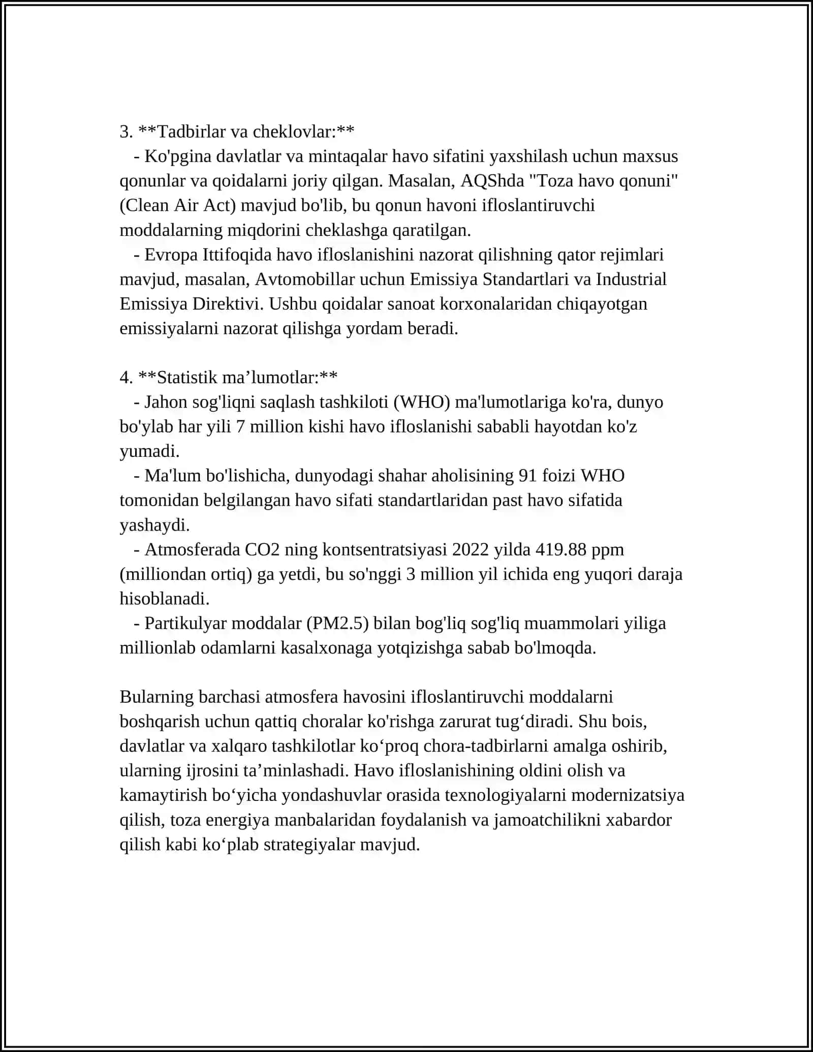 Sanoat Korxonalardan Chiqadigan Moddalar Tartibga Solish 4