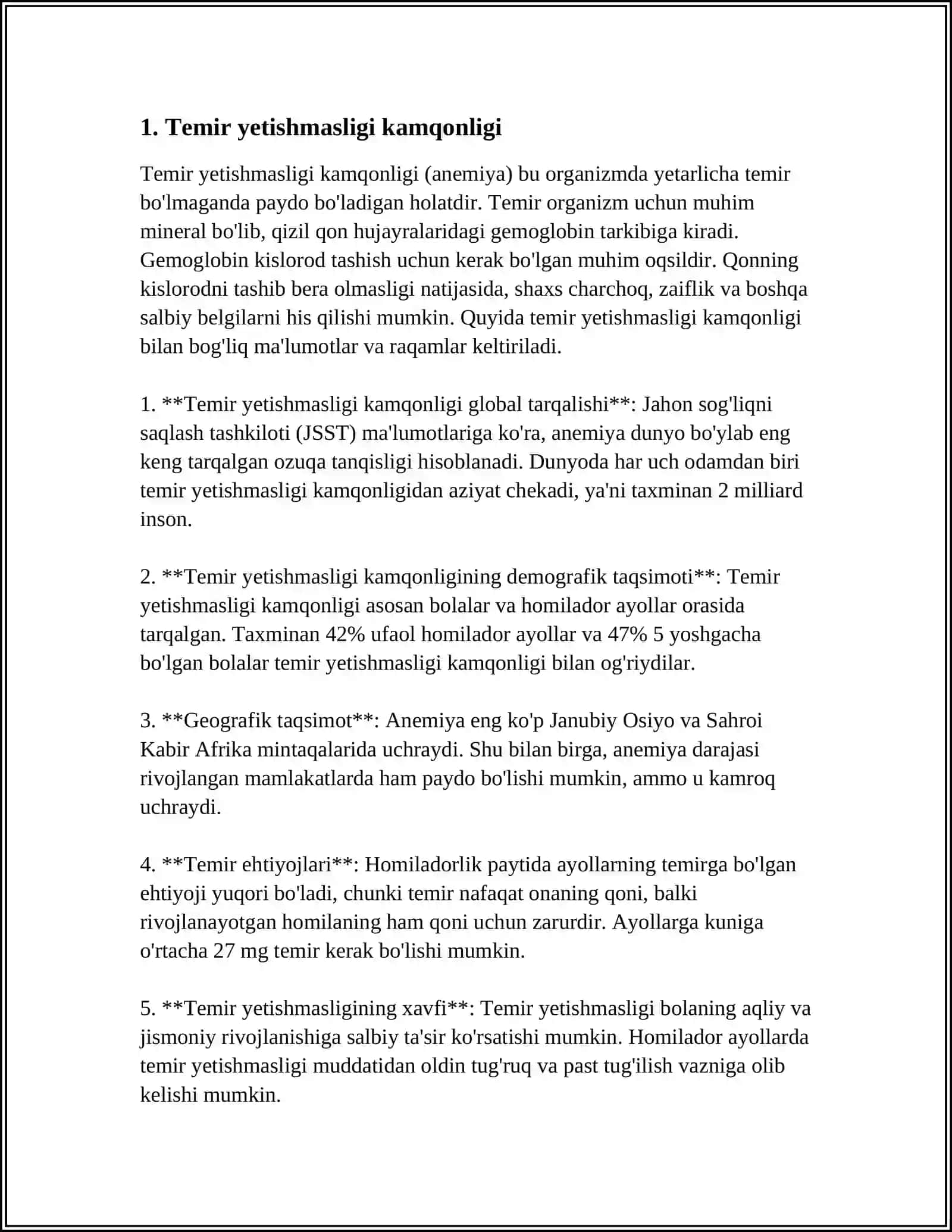 MIKROELEMENTLARNING YETISHMASLIGI TUFAYLI KELIB CHIQADIGAN KASALLIKLAR VA ULARNING PRAFILAKTIKASI 4