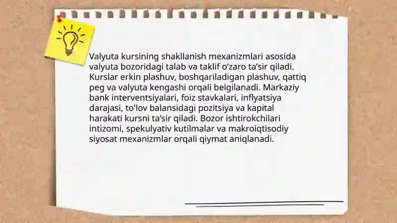 Jahon valutalar bozori (Forex) 4