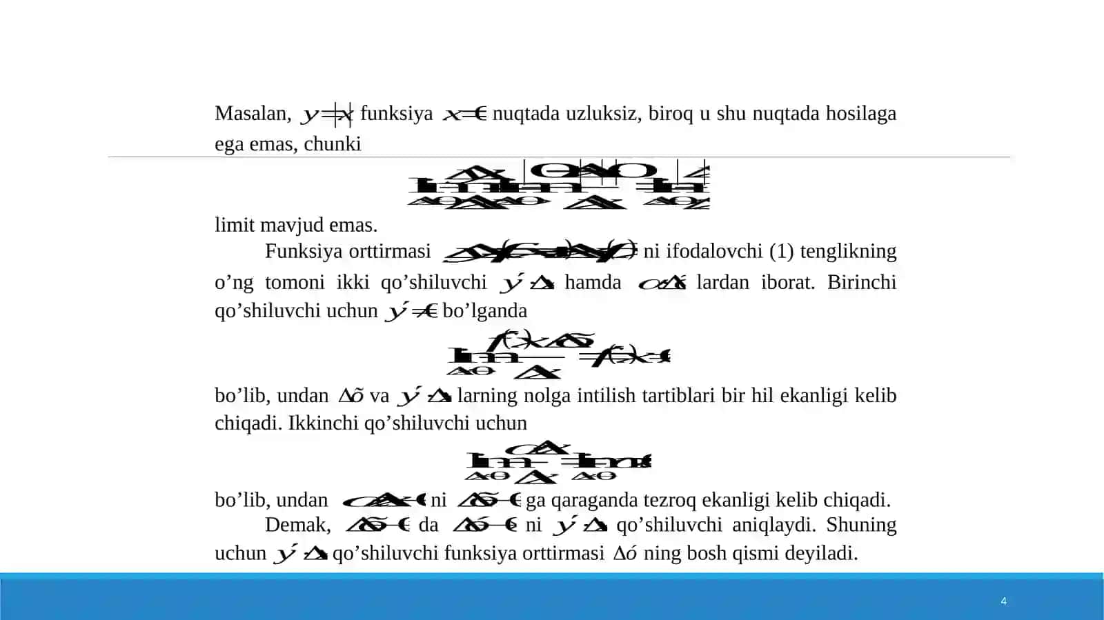 Funksiyaning differensiali 4