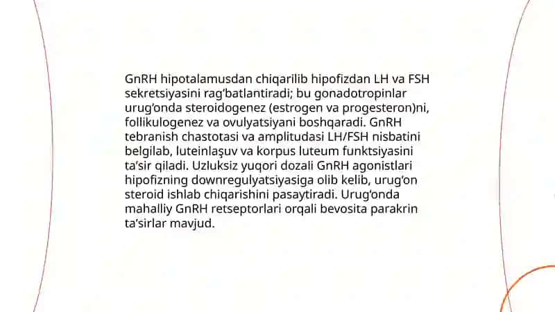 Urug'don endokrin faoliyatining endokrin boshqariluvi 4