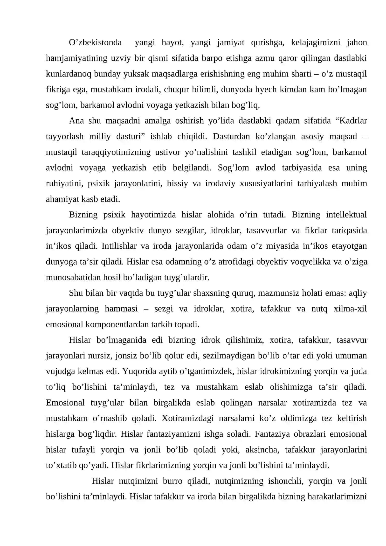 Hissiyotlar eksperimental psixologiyasi 4