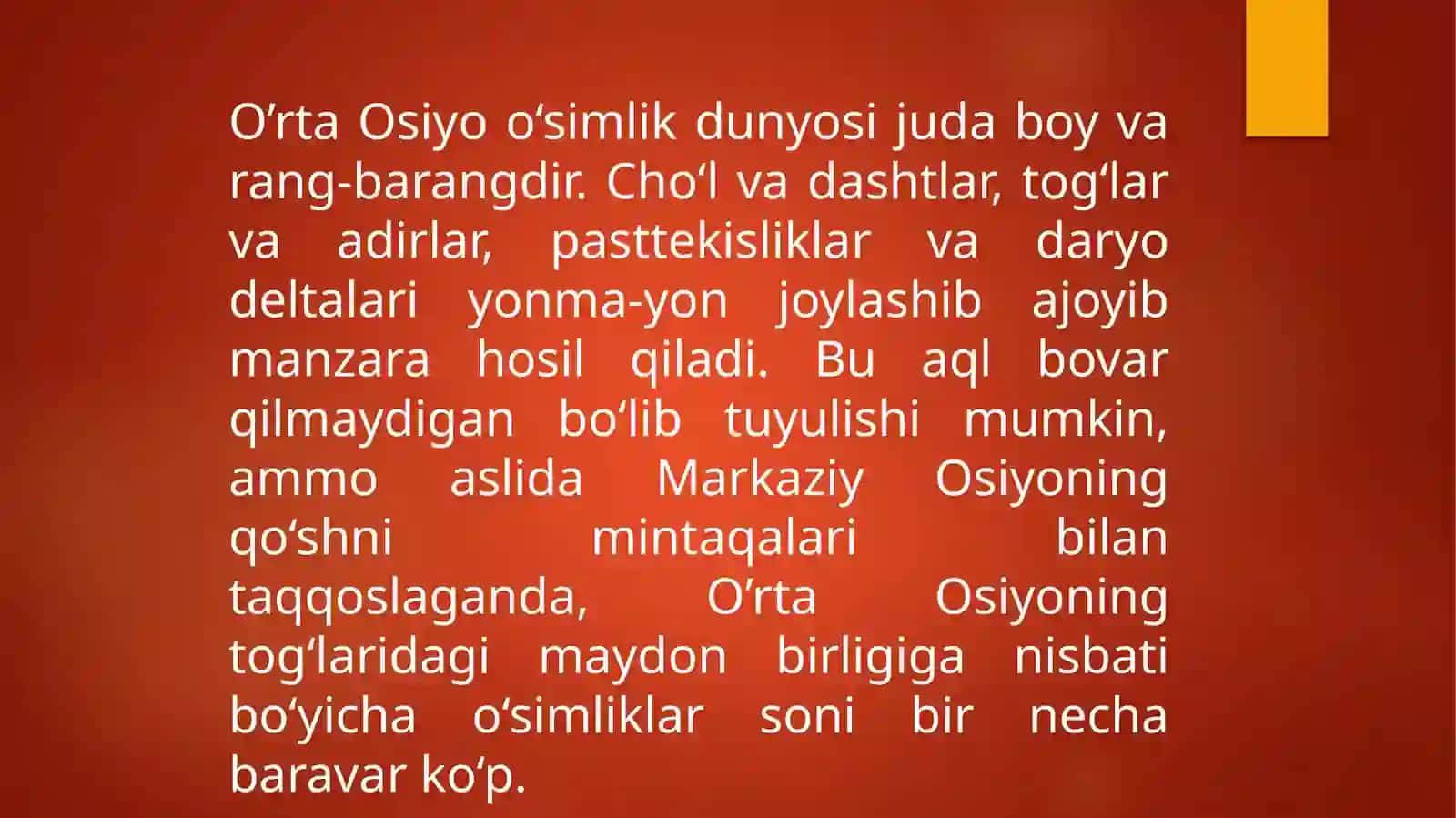 DORIVOR O’SIMLIKLARNI O'RGANISHGA QO'SHGAN HISSASI 4
