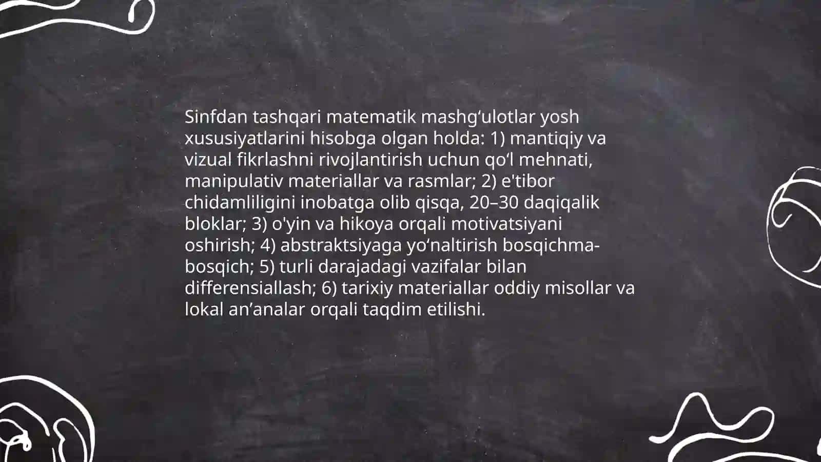 Boshlangʻich sinflarda sinfdan tashqari ishlarning xususiyatlari 4