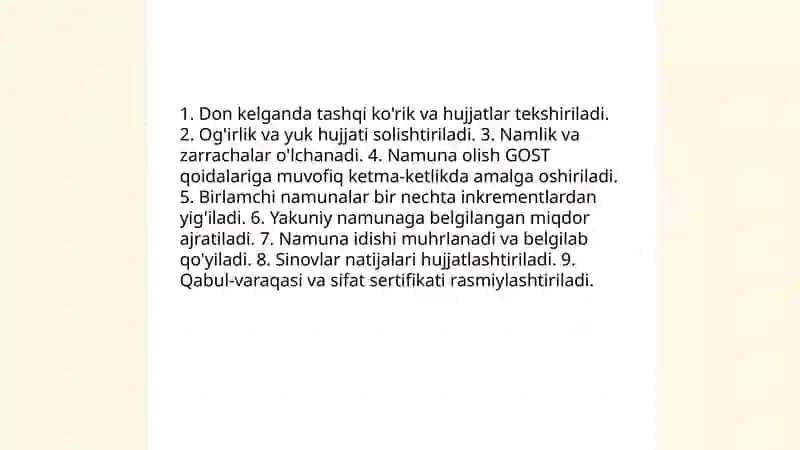 Un ishlab chiqarish texnalogiyasi gost standart boyicha 4