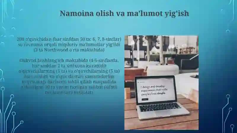 Ta'lim sifatini loyihalashtirish bo'yicha talabalar bilan testo'tkazish 4