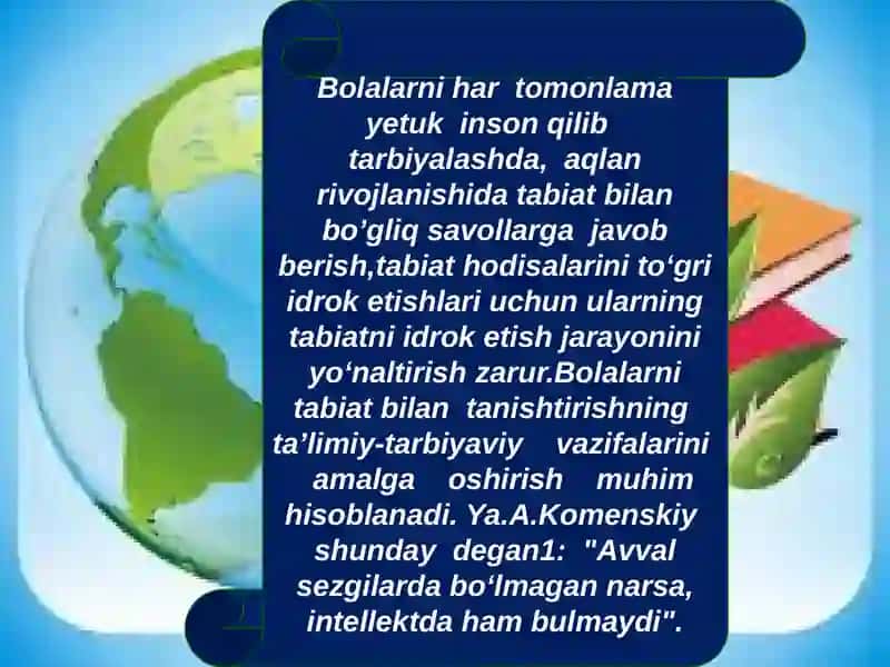Bolalarni tabiat bilan tanishtirishda ta’limiy faoliyat 4