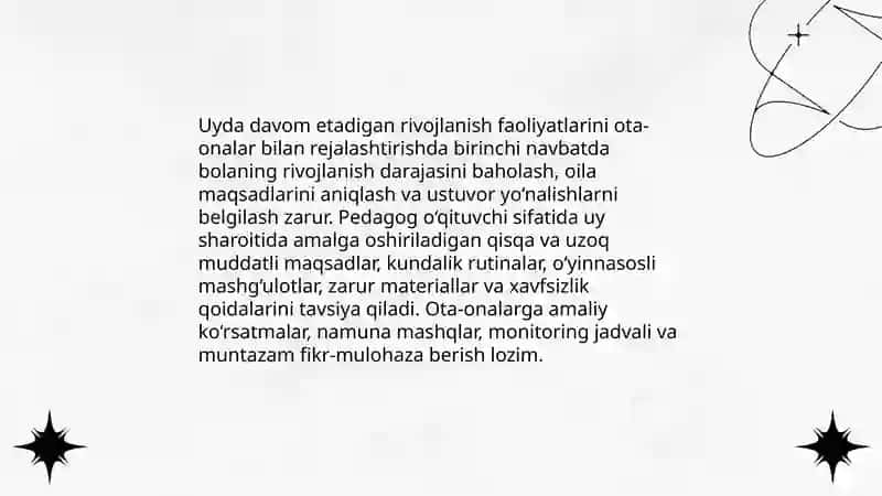 Ilk yoshdagi bolalar bilan ishlashda ota ona bn hamkorlikda pedagogikning roli 4