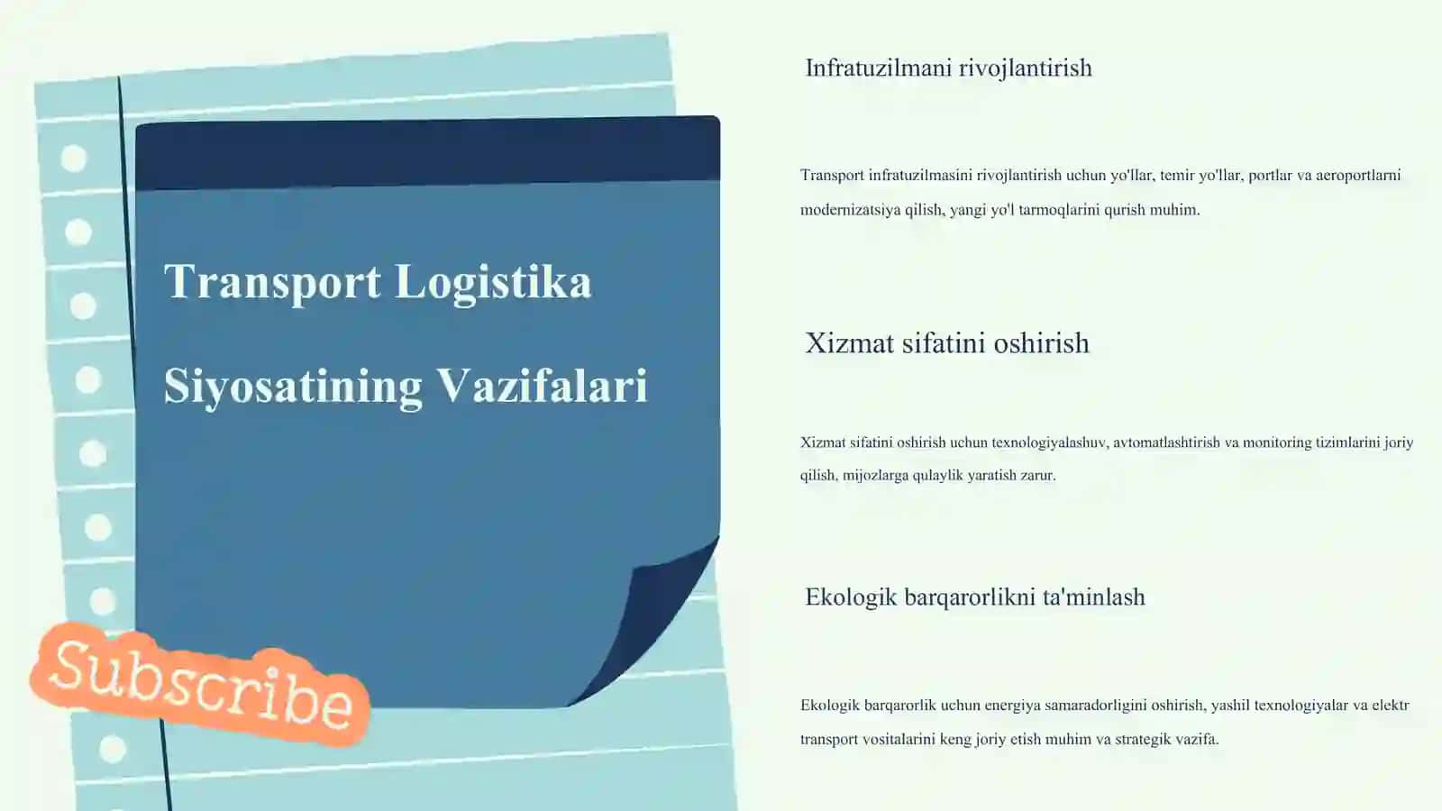 Transport logistika siyosati 4
