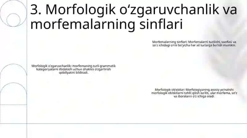 Morfologiya.Morfologiya Obyekti Va Predmeti 4