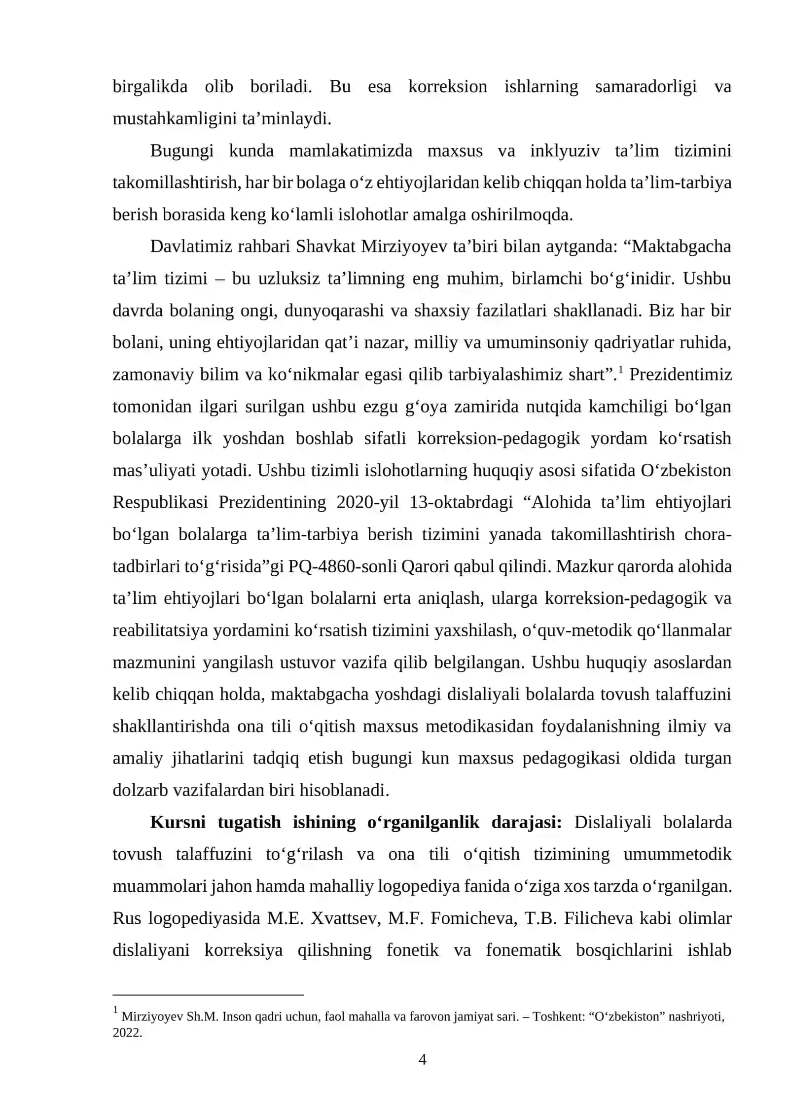 Maktabgacha yoshdagi dislaliyali bolalarda tovush talaffuzini shakllantirishda onatili oʻqitish maxsus metodikasidan foydalanish 4