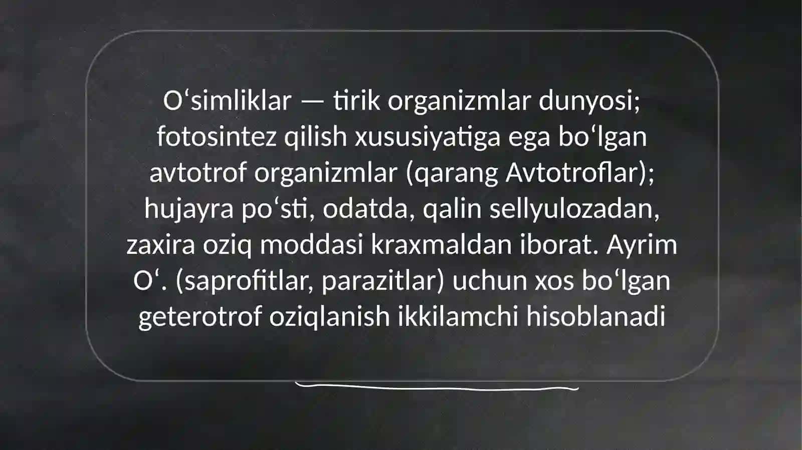 Umumiy ekologiya fanidan tayorlagan slayd 4