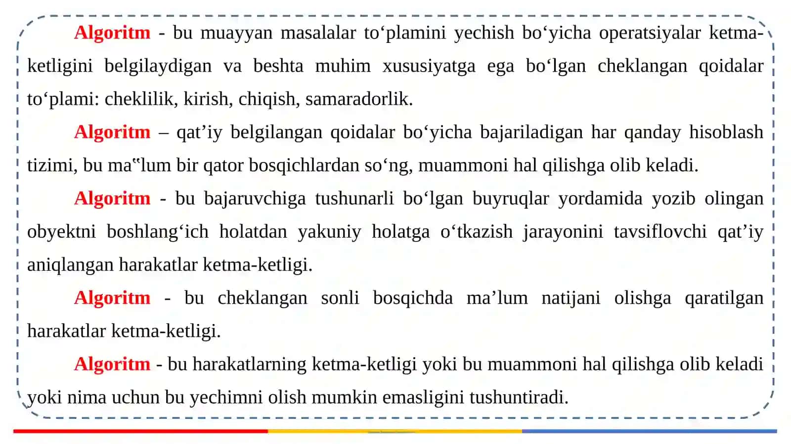 Tarmoqlanish va uzilishlarni tashkil etish operatorlari 4