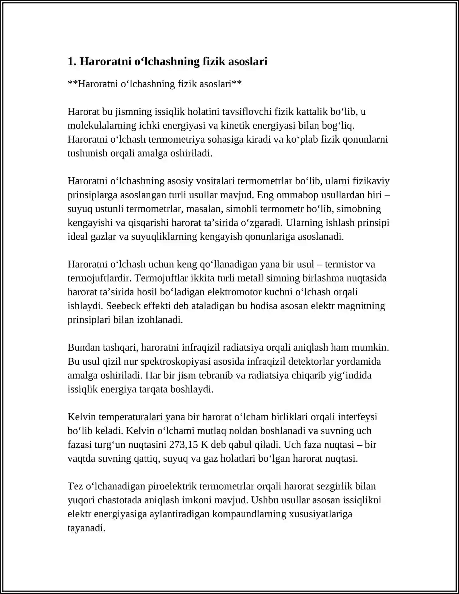 HARORATNI O`LCHASH VA ROSTLASH QOIDALARI 4