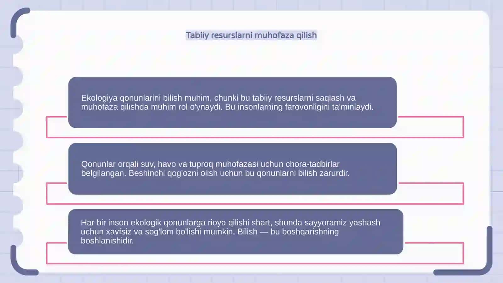 Ekologik qonunlar va muhofazasi 4