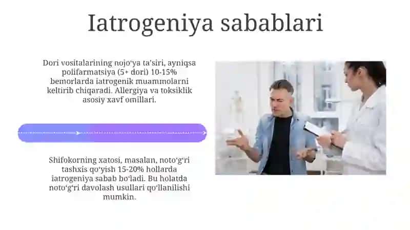 Yatrogeniya muammosining ta'rifi va ko'lami 4