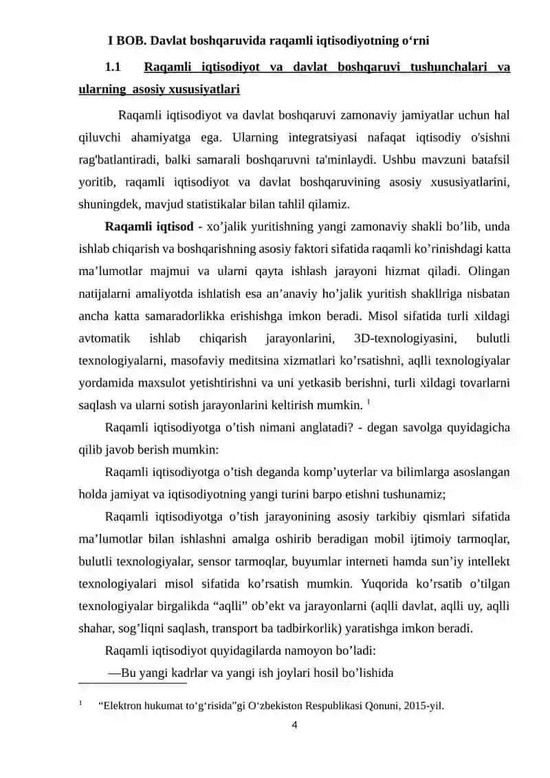 Raqamli iqtisodiyotning o‘rni 4