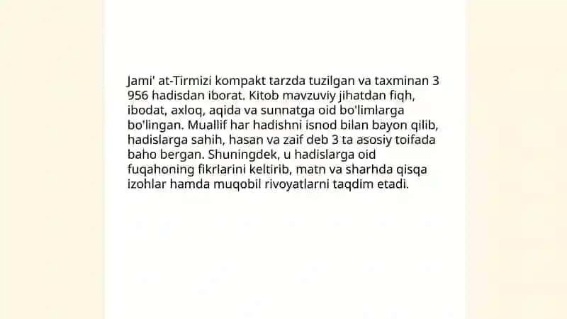 Abu Iso Termiziyning hayoti va ilmiy faoliyati 4