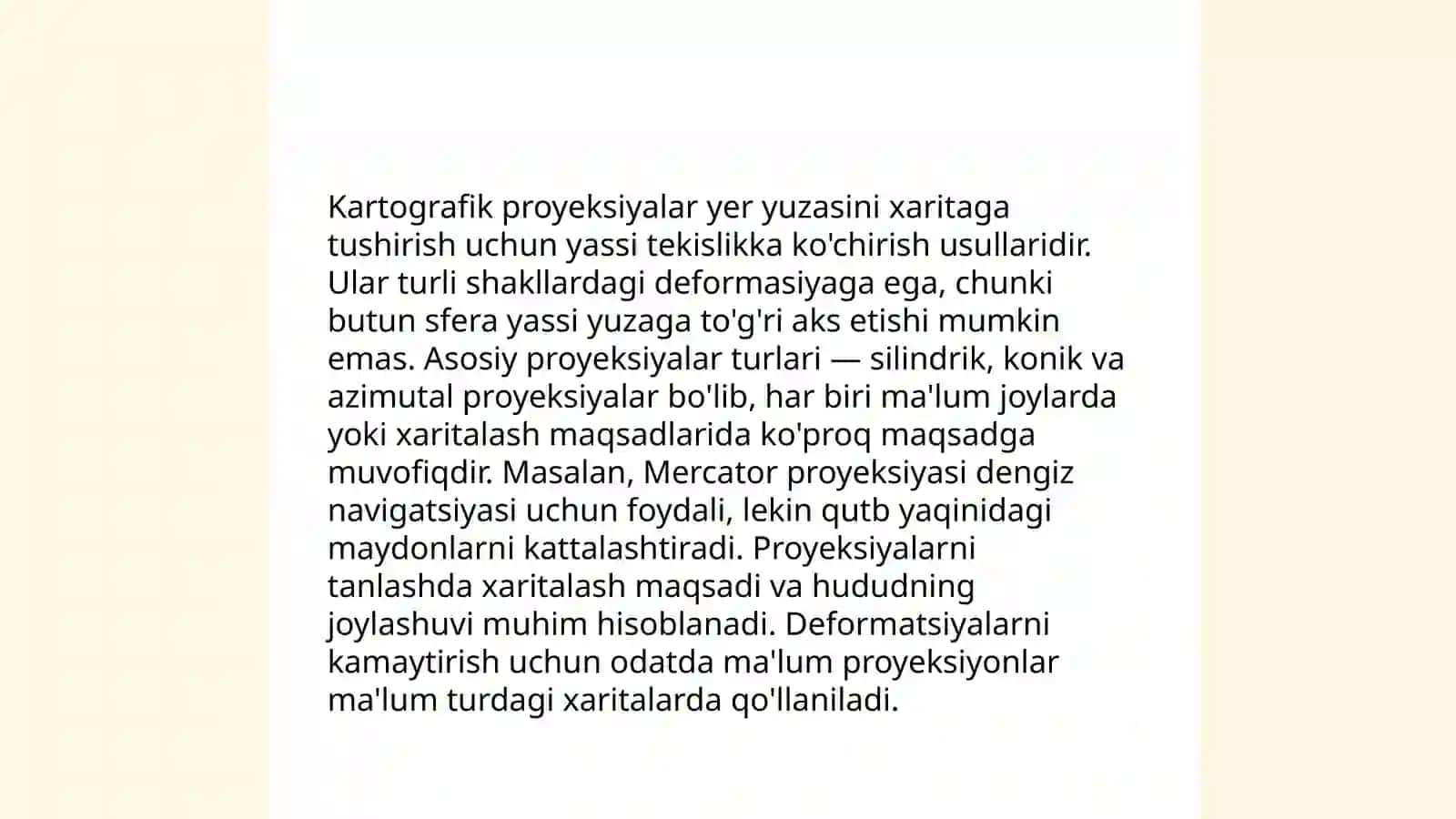 Topografik syomka natijalarini qayta ishlashda davlat standartlari 4