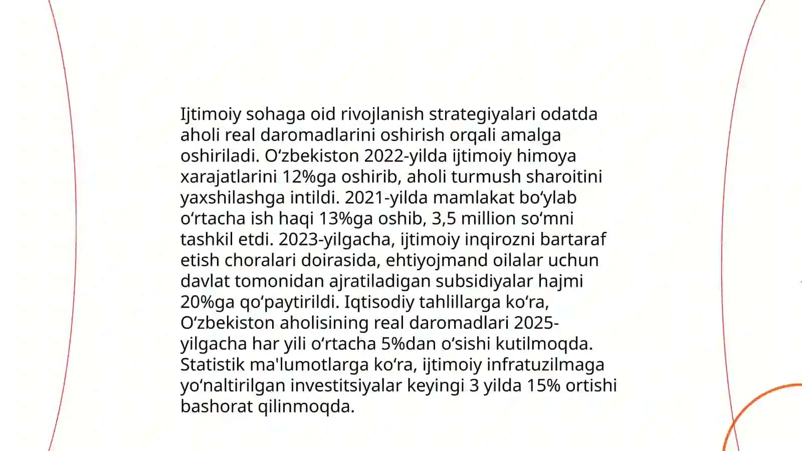 Oʻzbekiston Respublikasidagi ijtimoiy sohadagi islohatlar 4