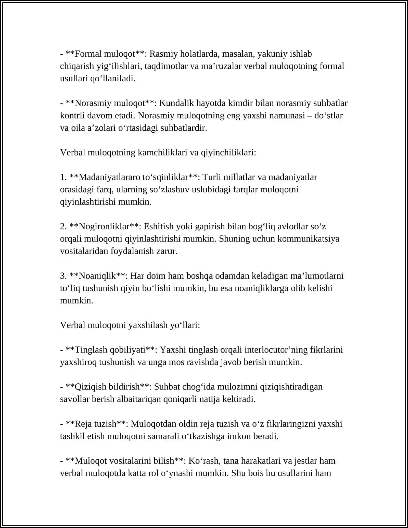 PATSIENT BILAN VERBAL VA NOVERBAL MULOQOT KOʻNIKMALARI 4