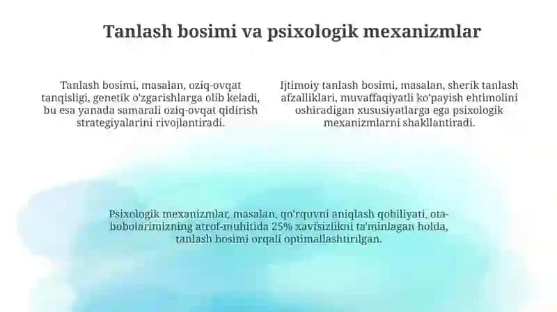 Evolutsion psixologiyagakirish 4