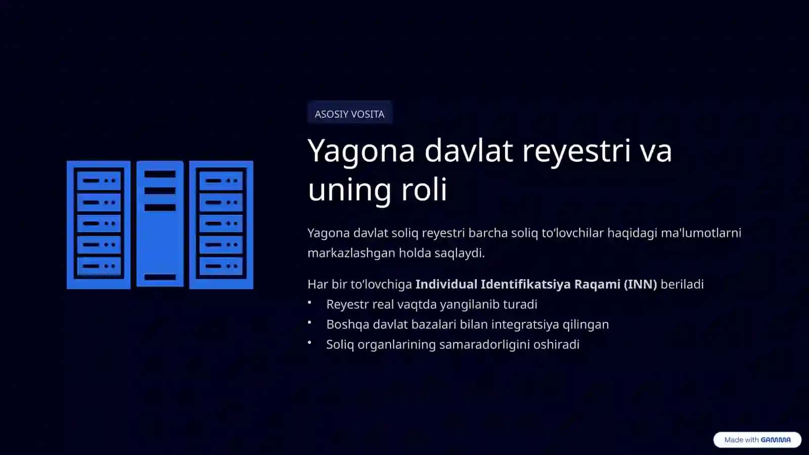 Soliq toʻlovchilarini va soliq solish obyektlarini hisobga olish 4