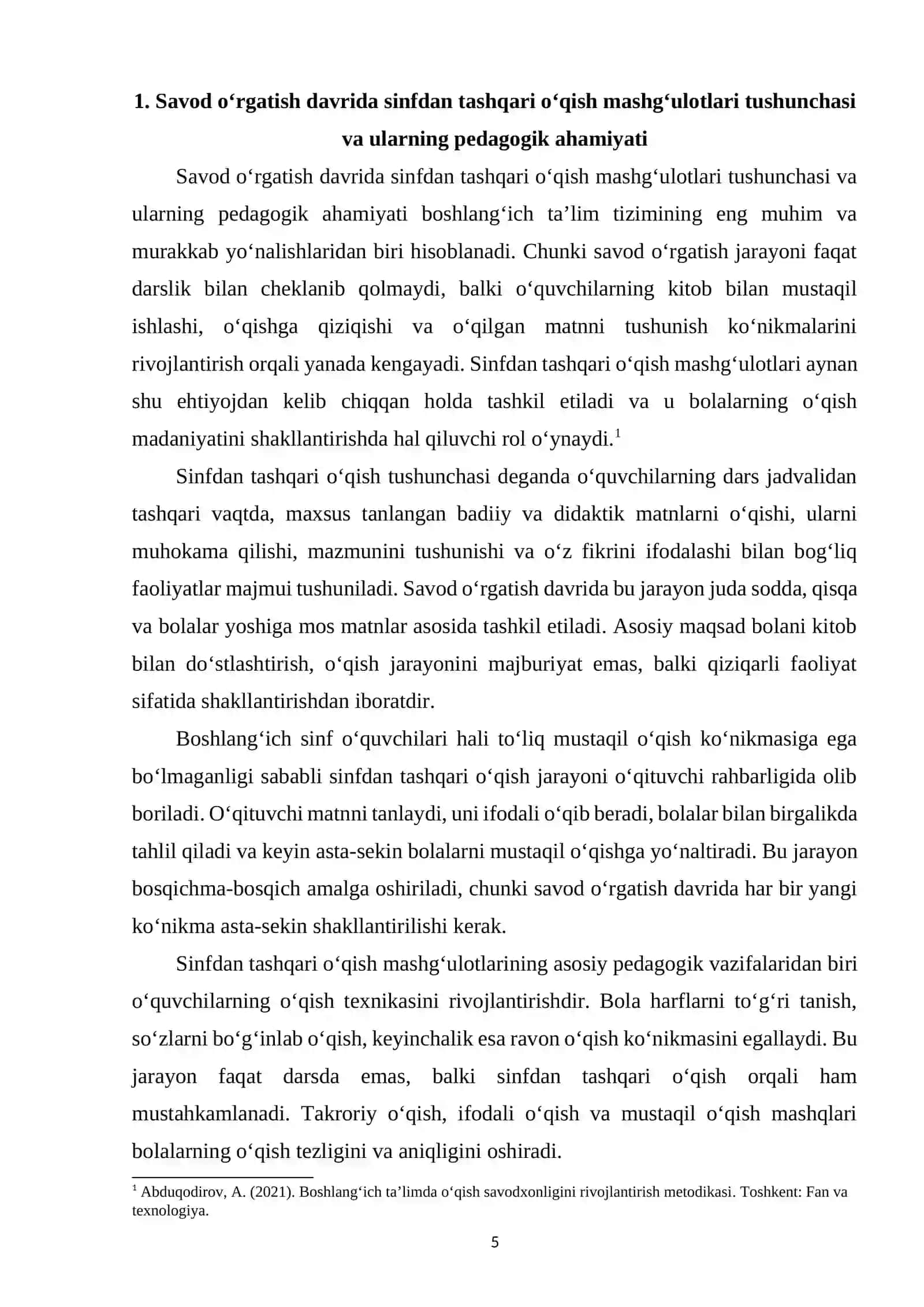 Savod o‘rgatish davrida sinfdan tashqari o‘qish mashg‘ulotlari 4