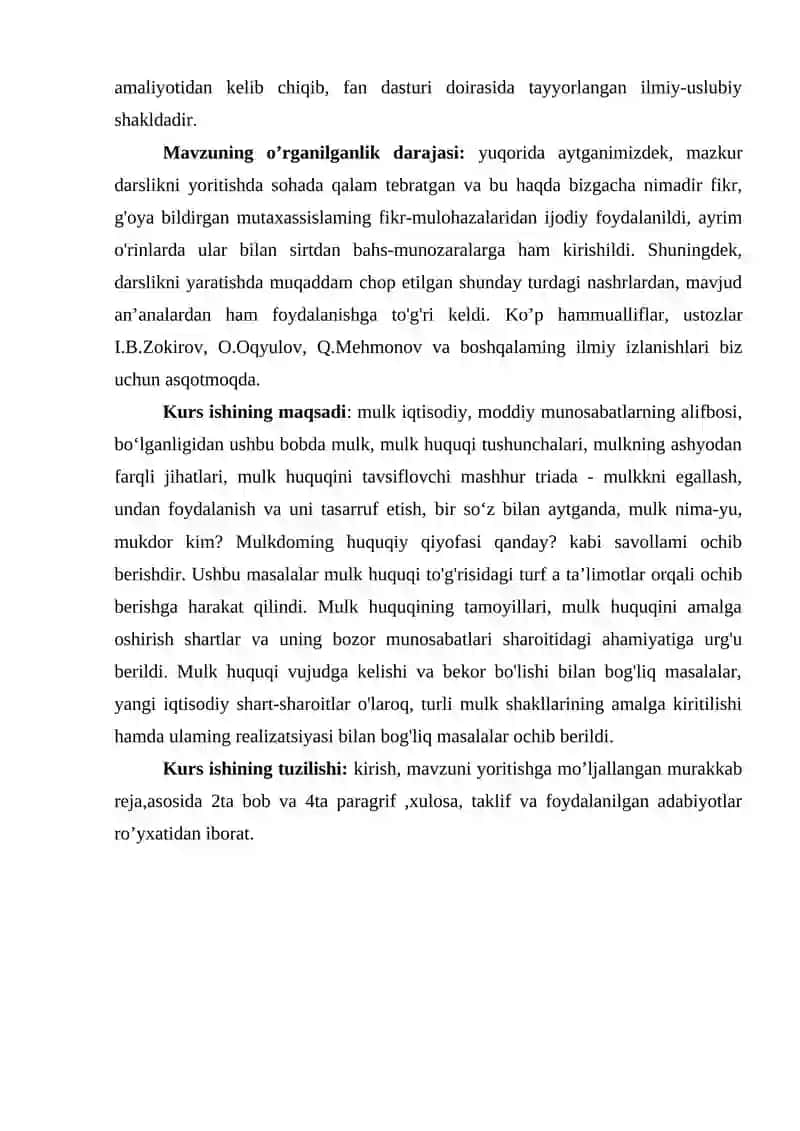 “MULK HUQUQINING KONSTITUTSIYAVIY ASOSLARI” 4