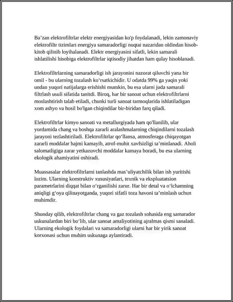 Elektrofiltrlar 4