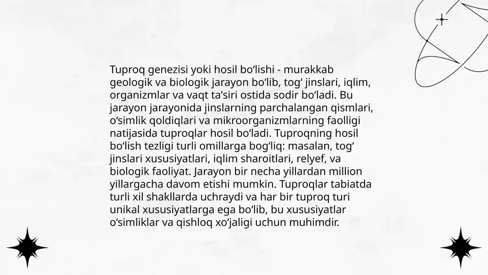 Tuproqlarning tarqalish qonuniyatlari 4