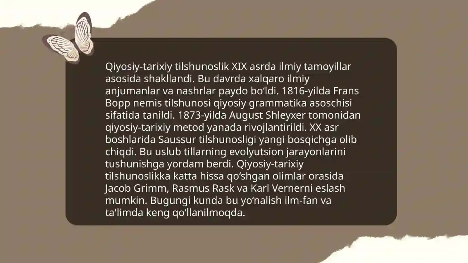 Yevropa tilshunosligi.XIX asrda qiyosiy-tarixiy vujudga kelishi 4
