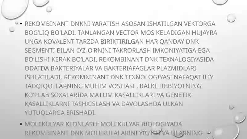 Rekombinant DNK 4
