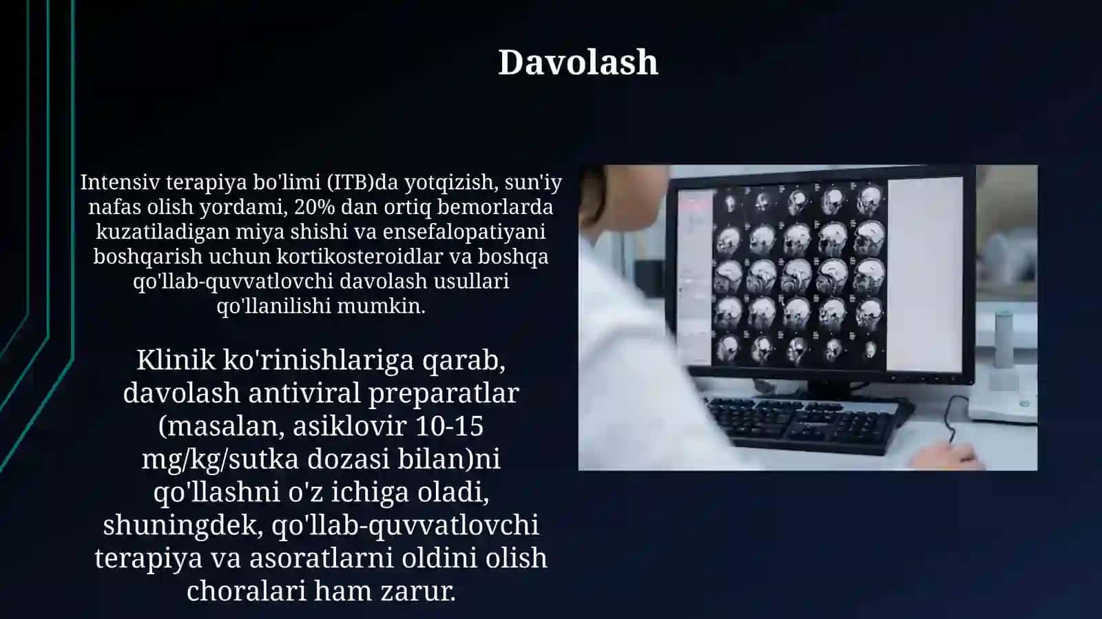 Kana ensefaliti etiologiyasi klinikasi patogenez davolashi 4