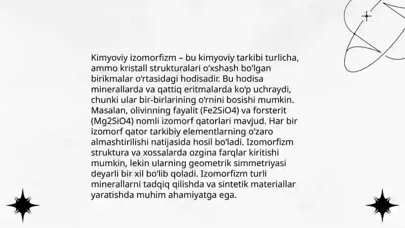 Izomorfizm va Polimorfizm 4